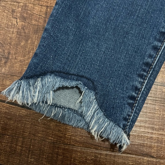 Kut from the Kloth Dark Blue Carlo Ankle Skinny Jeans Size 6 - Picture 2 of 11